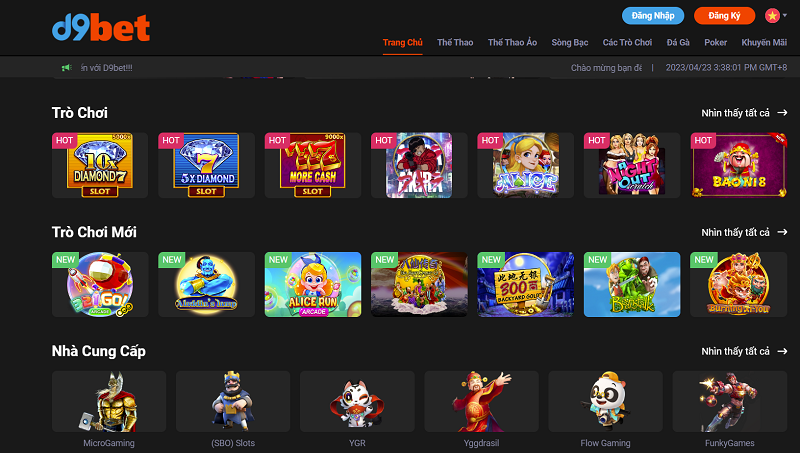 D9BET -&nbsp; Nh&agrave; c&aacute;i uy t&iacute;n xanh ch&iacute;n h&agrave;ng đầu cho cược thủ