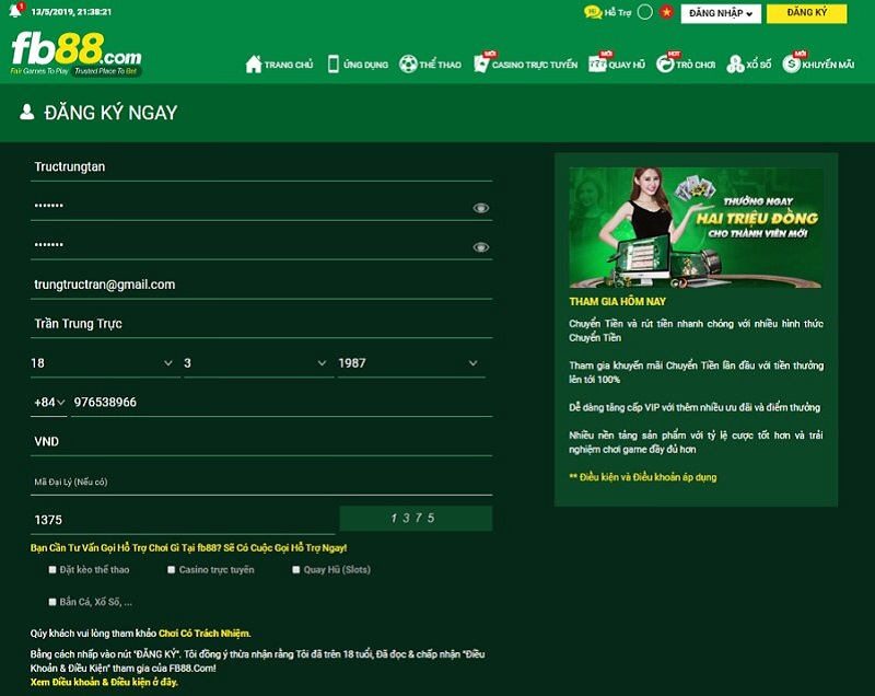 FB88 &ndash; S&acirc;n chơi đỉnh cao với đa dạng hạng mục giải tr&iacute;