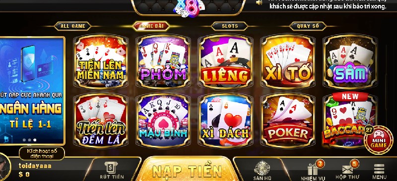X8Club &ndash; Cổng game b&agrave;i X8 CLUB c&oacute; kho game khủng nhất hiện nay