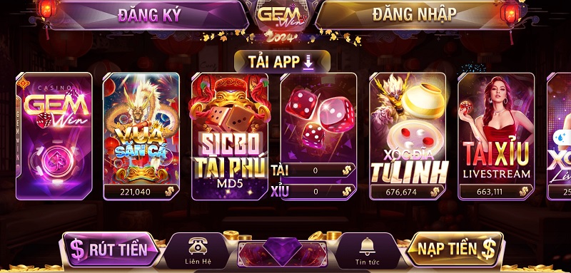 Gemwin &ndash; Cổng game đổi thưởng uy t&iacute;n, nhận qu&agrave; khủng